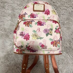 Disney Princesses Tropical Loungefly Mini Backpack